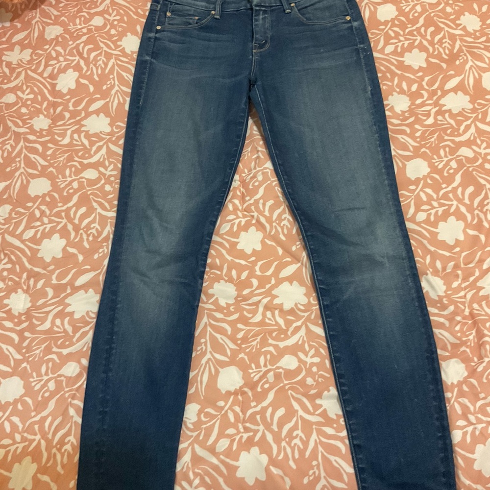 MOTHER Classic Blue Skinny Jeans